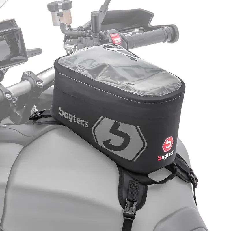Motorfiets magnetische tanktas WPX8 waterdicht met bevestigingssysteem Bagtecs tanktas 8 liter Voordeelprijs