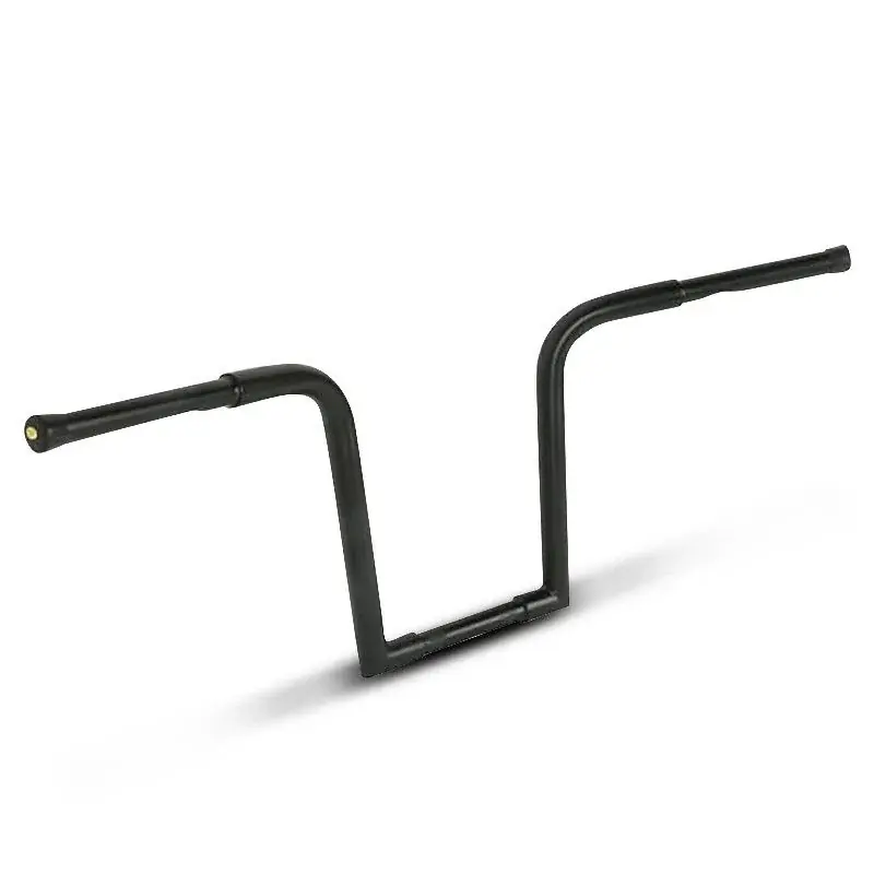 Koop Online Stuur Square Fat 1-1/4" Hoogte 12" compatibel met Harley Davidson van Craftride Zwart