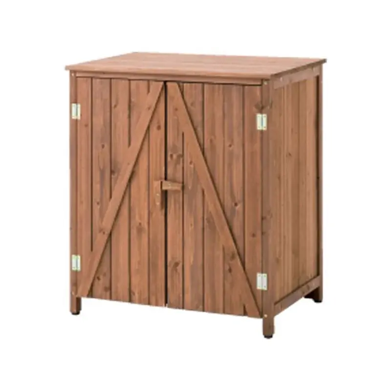 Tuinkast weerbestendig Divit GI44 gereedschapsschuur van dennenhout weerbestendig 70 x 50 x 80 cm bruin Seizoensaanbieding