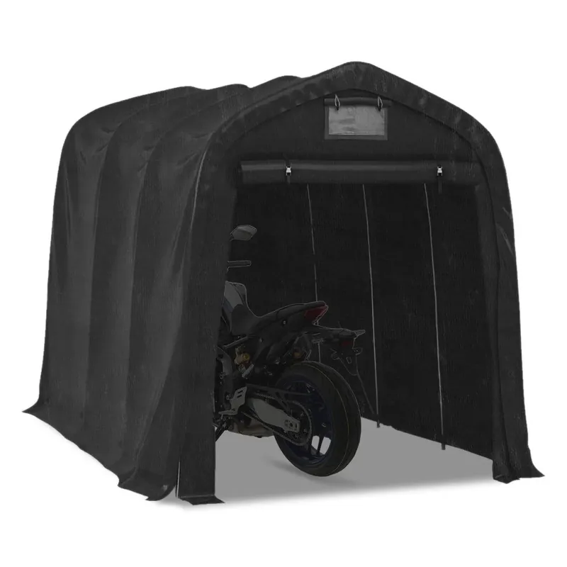 Fabrieksprijs Motor tent garage Motorguard MG2 Motorfiets Garage universeel 1,6x2,4m PE zwart