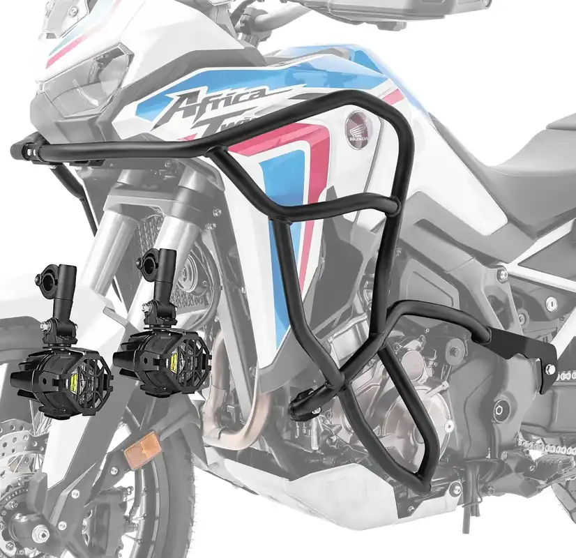 Laatste Kans Set Valbeugel + LED extra koplampen voor Africa Twin 1100 CRF 20-23 Mistlampen Motoguard KT35
