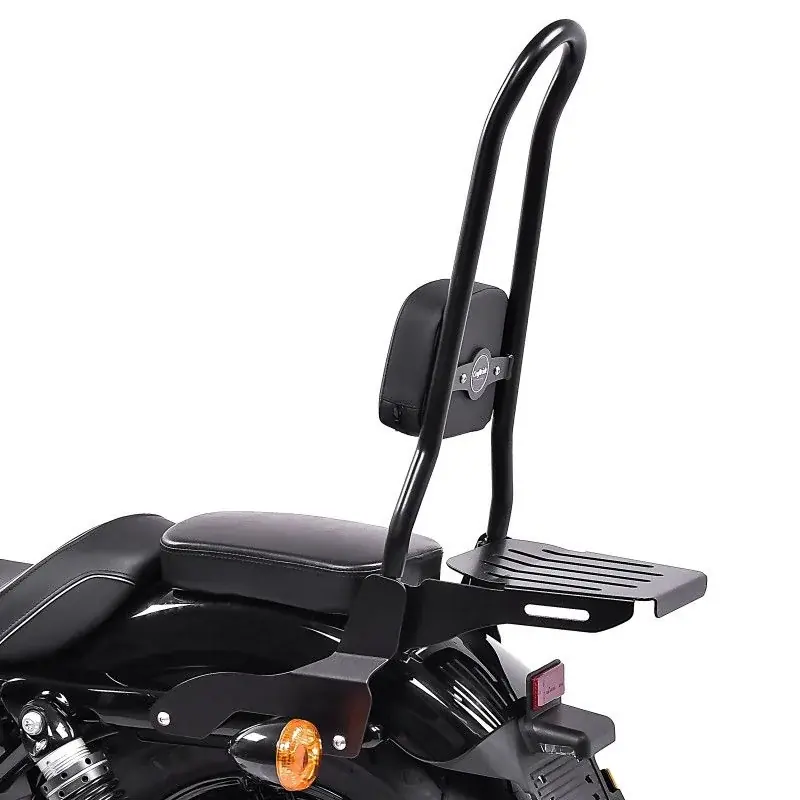 Meest Verkocht Sissybar CSXL Fix passend voor Harley Davidson Sportster 04-20 met bagagedrager zwart Craftride