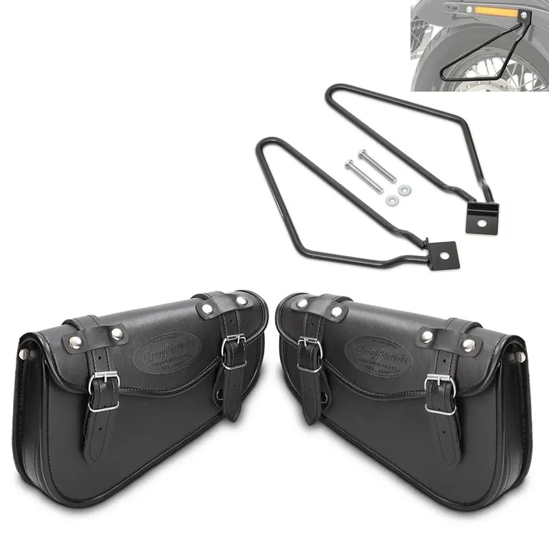 Beperkte Voorraad Zadeltassen Arizona 3Ltr rechts en links + zadeltashouder compatibel met Honda Rebel 1100 / 500 CMX