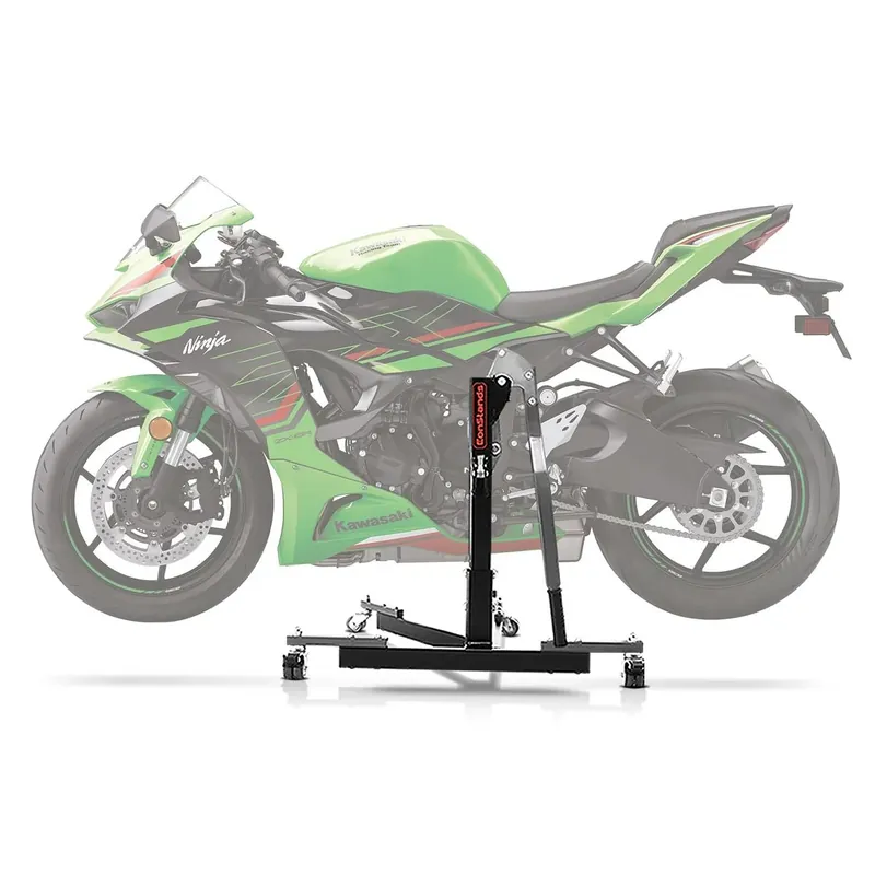 Center Paddock Stand opvouwbaar voor Kawasaki Ninja ZX-6R 24-25 Lift ConStands Power Flex grijs Beperkte Voorraad