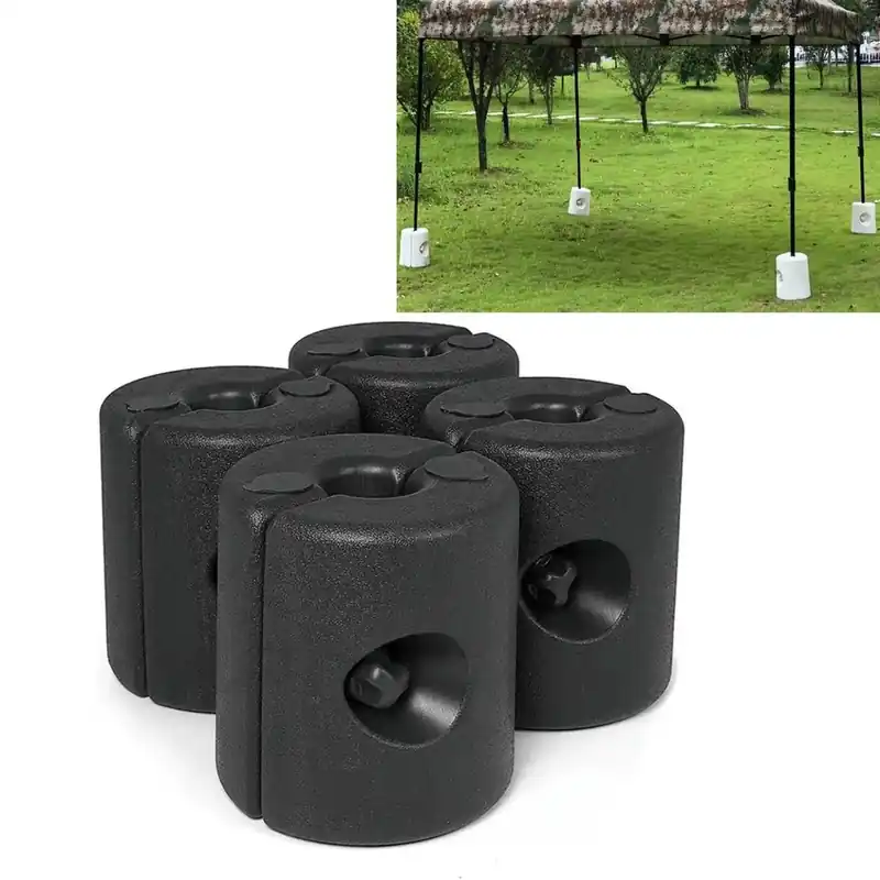 4x Pavilion Gewichten Tourtecs PG2 Pavilion Stand Voeten Been Gewichten voor Tent Verzwaarde Voeten Stand Bescherming Zwart Rechtstreeks Van De Fabrikant