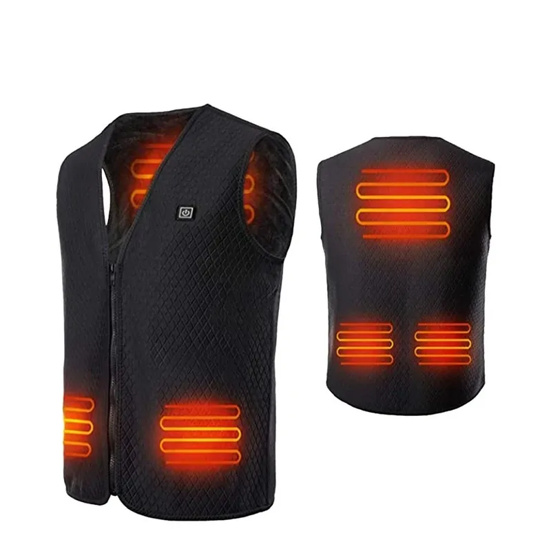Verwarmd Vest Maat XL HW2 USB Verwarmd Vest Thermo Gewatteerd Vest Hoge Kwaliteit