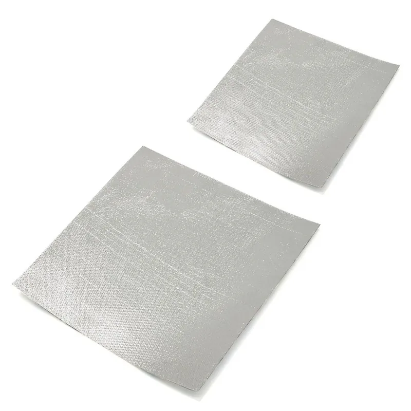 Laatste Kans 2x Hitte beschermfolie voor motorfiets glasvezel hitte isolatie zelfklevend Zaddox 50x25cm Discount Set