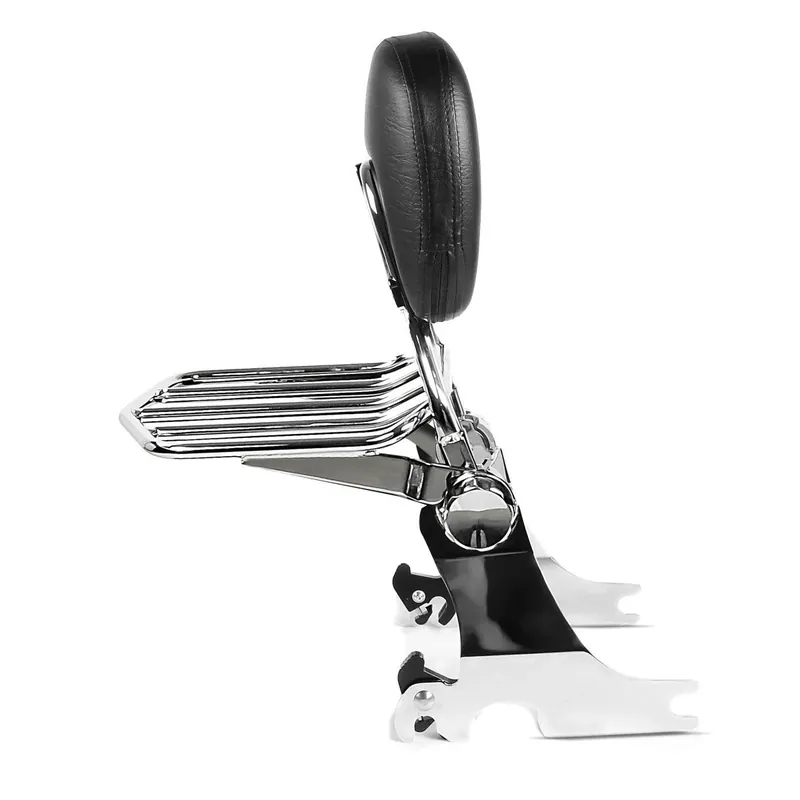 Sissy Bar met bagagerek afneembaar passend voor Harley Davidson Sportster models 1994-2003 chrom Craftride Favoriet