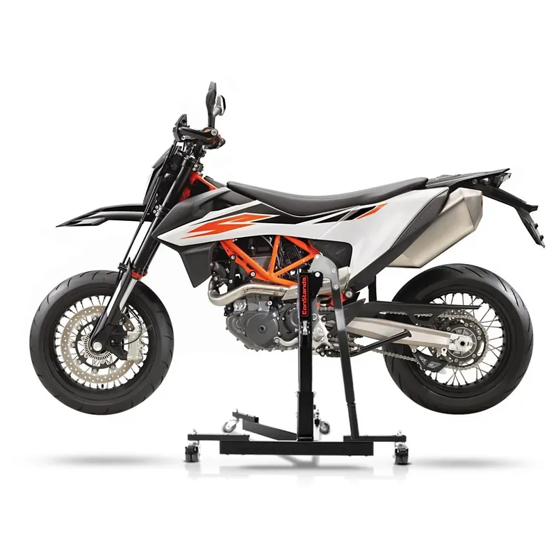 Bestel Nu Mover Middenbok compatibel met KTM 690 SMC / R 19-26 - Ideaal voor Garage en Werkplaats, 300kg zwart