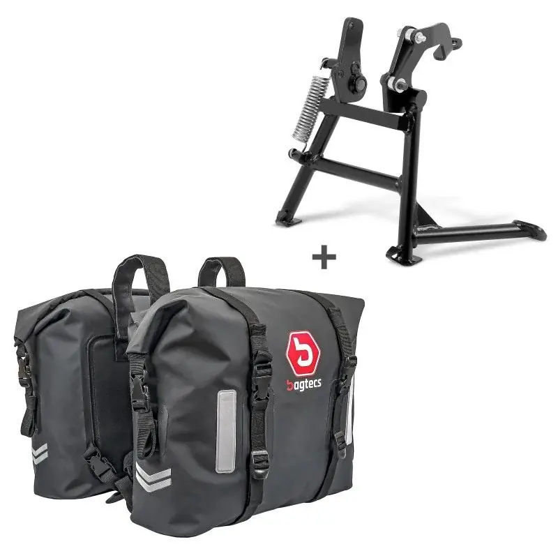 Middenbok Set compatibel met Suzuki V-Strom 650 / XT 11-25 met Zijtassen S-AE1 Weekendaanbieding