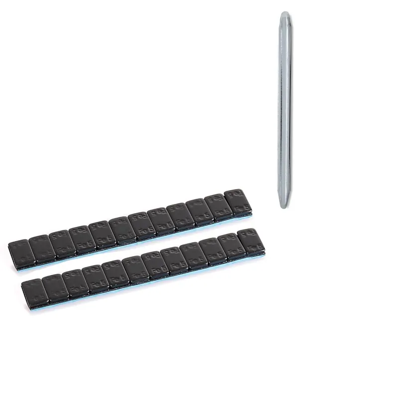 Lage Prijs Set: Plakgewicht Balansgewichten 2 stuks 12x5g + Bandenlichters motor MO1