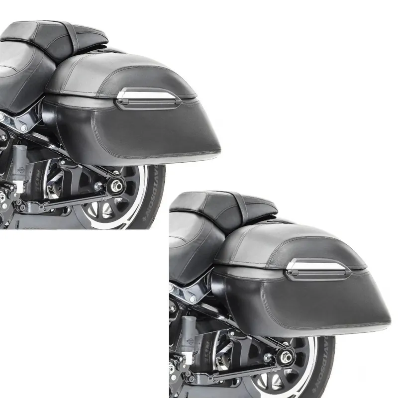 2x Zijkoffer Set compatibel met Yamaha XV 1900 Midnight Star Craftride K3 33Ltr in zwart Discount Set Favoriet