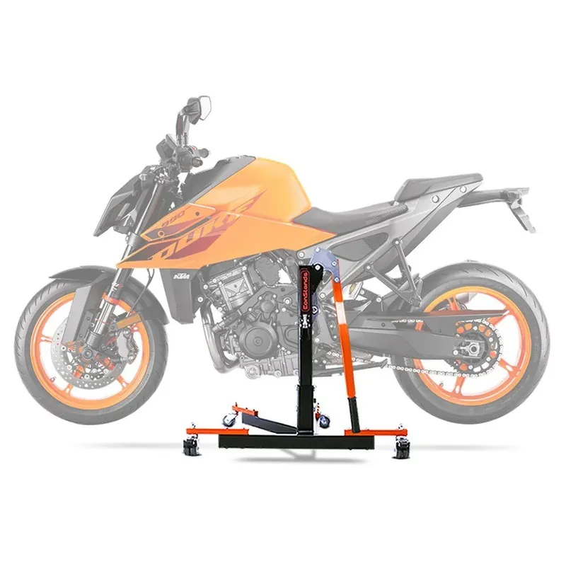 Express Levering Center Paddock Stand opvouwbaar voor KTM 990 Duke / R 24-26 Lift ConStands Power Flex oranje