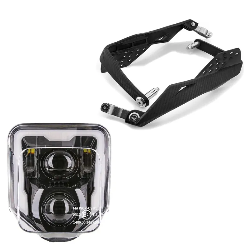 Voordeelprijs Handkappen + LED-koplamp compatibel met Husqvarna 701 Supermoto 15-26