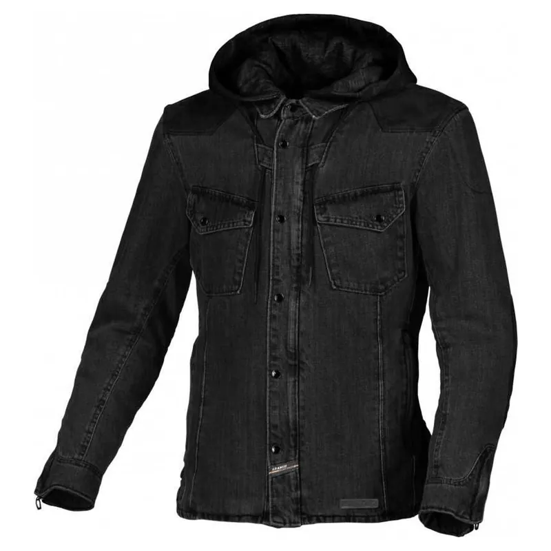 Populair Macna Inland Motorhoodie Zwart S