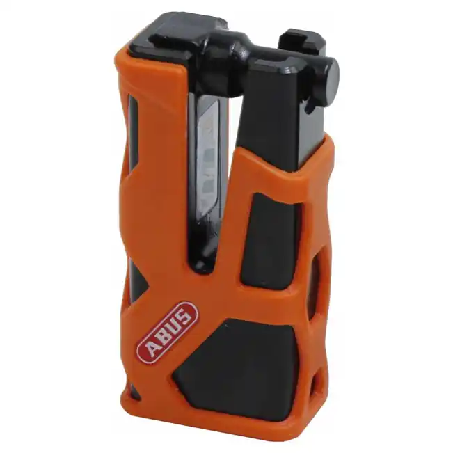 Exclusieve Aanbieding Abus Granit Sledg 77 Web Schijfremslot Oranje Universeel