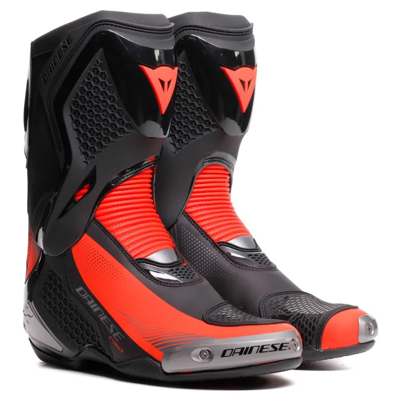 Dainese Torque 4 Motorlaarzen Zwart-Rood 41 Speciale Aanbieding