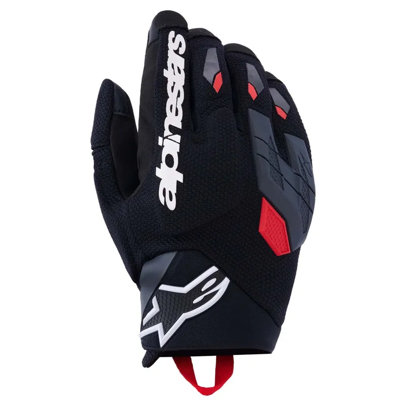 Alpinestars Durack Motorhandschoenen Zwart-Grijs-Rood 3XL Betrouwbaar