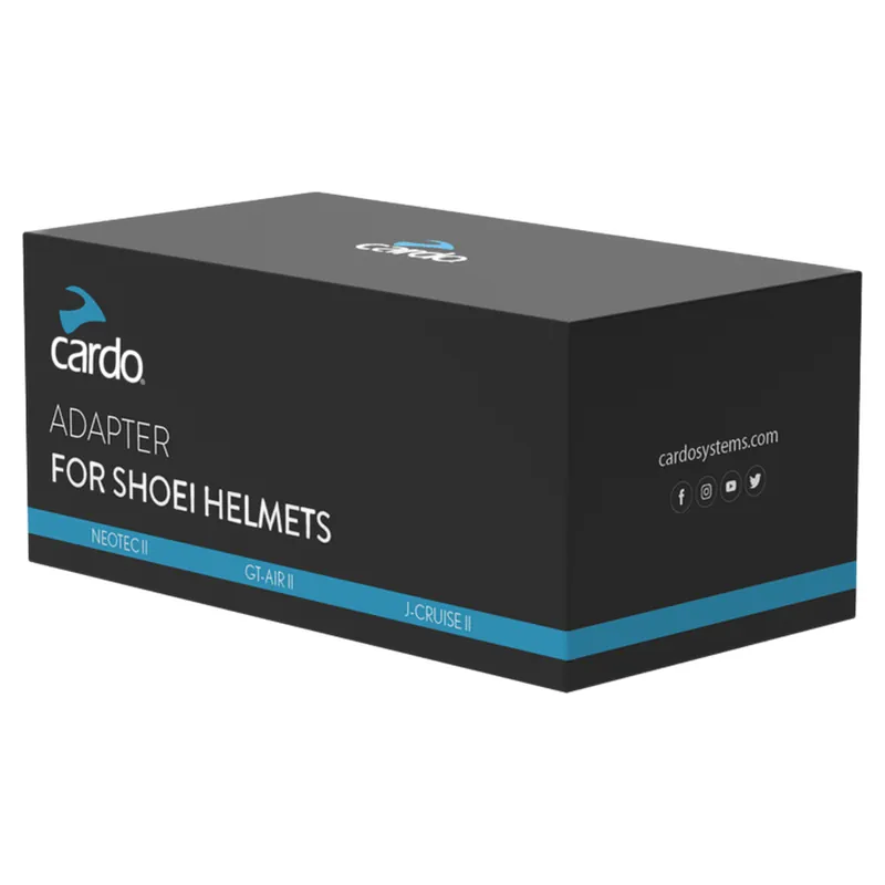Cardo Packtalk Shoei Adapter Express Levering
