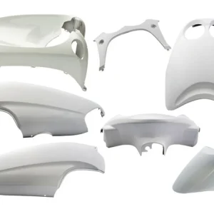Kappenset EDGE 7-delig wit voor Yamaha Neos, MBK Ovetto 50-100cc 2T -06/2007 Betrouwbaar