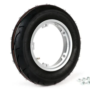Komplettrad BGM PRO 3.50-10 Velg TL 59S versterkt Tubeless voor Vespa Kort frame PX, Sprint, Rally, GT, GTR, TS, T4, LML Star, Stella Nieuw