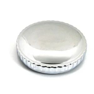Gratis Retour Tankdop Chroom 60mm Belüftet met Pakking voor Puch, Cobra