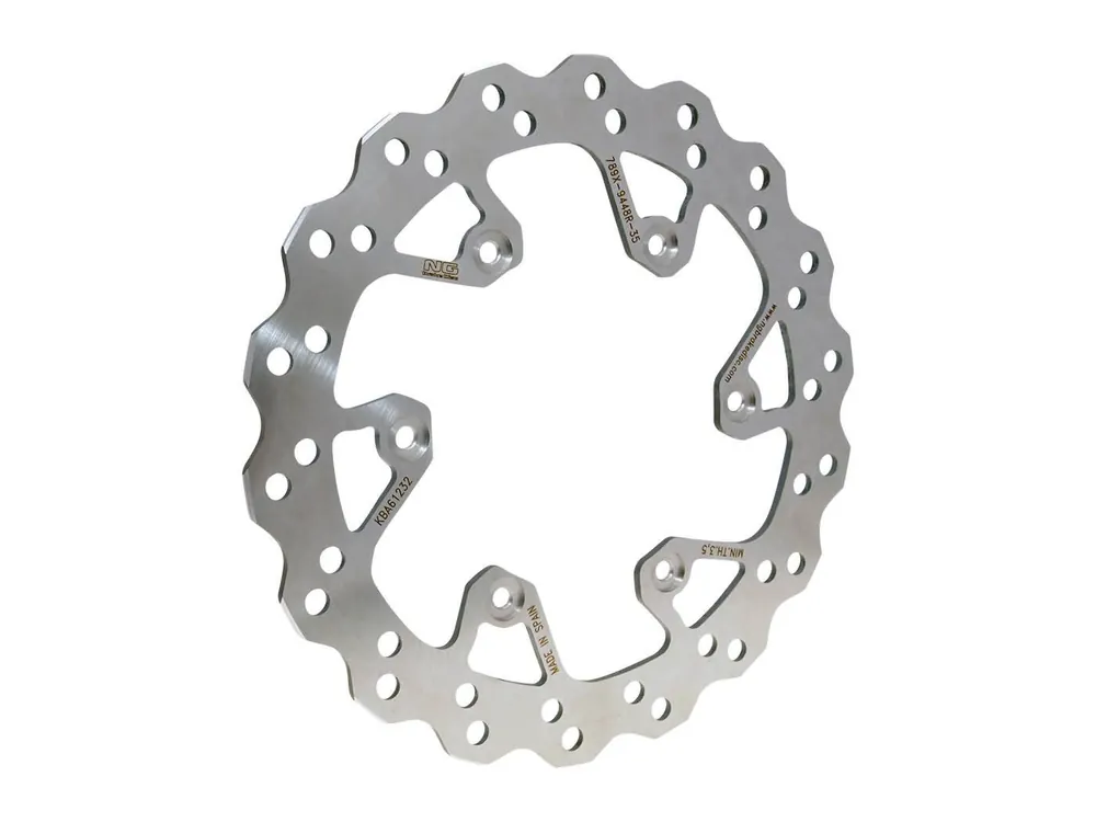 Remschijf NG Wavy voor Yamaha YZ, WRF, YZF achter Op = Op