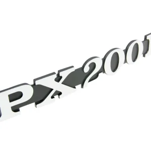 Embleem "PX200E" voor Zijkap voor Vespa PX 200 E Rechtstreeks Van De Fabrikant