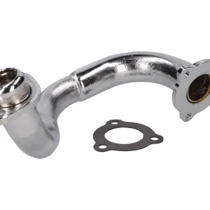 Uitlaatbocht Chroom open voor Aprilia SX, RX, Derbi Senda, DRD, X-Treme, SM, Gilera SMT vervangen door 37320 Hoge Kwaliteit