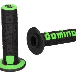 Handvaten set Domino A360 Off-Road zwart / Groen Hoge Kwaliteit
