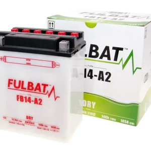 Lage Kosten Scooter accu Fulbat FB14-A2 DRY incl. Zuurpakket