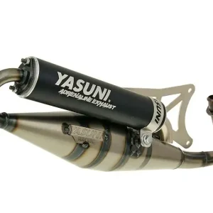 Uitlaat Yasuni Scooter Z zwart voor Piaggio Direct Beschikbaar