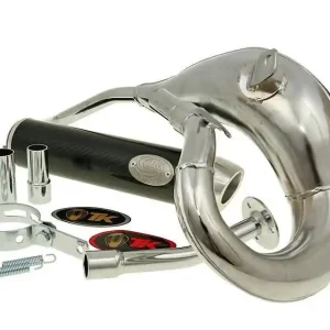 Uitlaat Turbo Kit Bufanda RQ Chroom voor Rieju MRX 50 Beperkt Aanbod