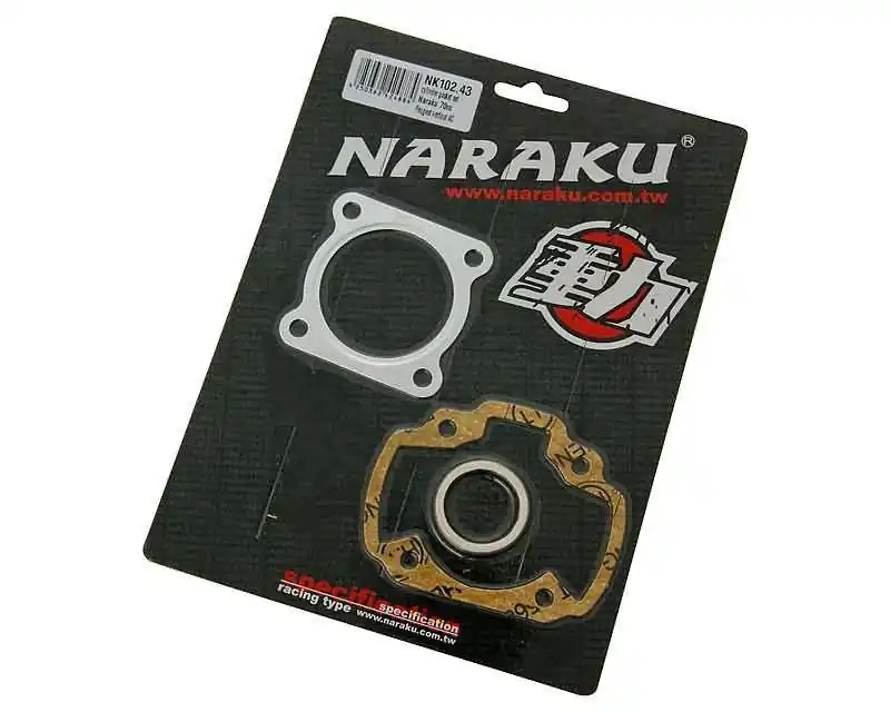Hoge Kwaliteit Cilinder Pakkingset Naraku 70cc voor Peugeot verticaal AC vervangen door NK102.43.2