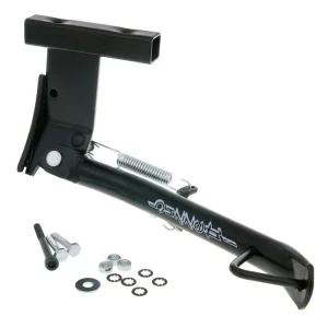 Gratis Retour Zijstandaard Buzzetti zwart voor Aprilia SR50 Factory, Street 2004