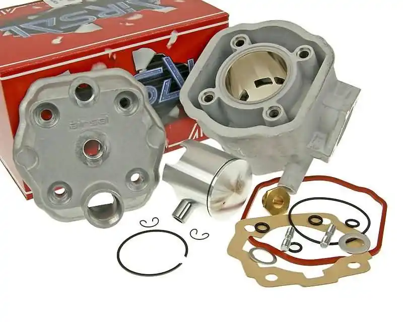 Cilinderkit Airsal Sport 72,4cc 48mm voor Derbi Senda GPR, Gilera GSM SMT RCR Zulu EBE, EBS Hoge Kwaliteit
