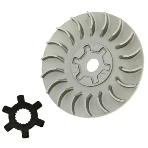 Exclusieve Aanbieding Halfpoulie / koelvin Naraku HS-CNC incl. Sterring voor Minarelli