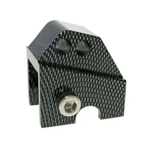Dagaanbieding Schokbrekerverlenger CNC 2 gaten Carbon-Look voor Piaggio