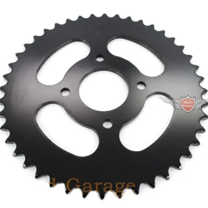 Tandwiel Esjot Staal 44 Tanden zwart 4 Draad voor Hercules Prima 1, 2, 3, 4, 5, 6, MP MF M HR Optima SX, Garelli Cross 40, KTM 505 Automaat, 2 Gang, Zündapp A 25 Automatic Type 460-01, 460-02 Must-Have