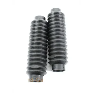 GabelHoezen Rubber 35/32mm 200mm zwart voor Kreidler Florett RS, RMC, LF, LH, TM Laatste Versie