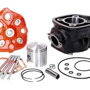 Op = Op Big Bore Cilinderkit MVT Iron Max 90cc 45mm KB=13mm voor Piaggio/Derbi D50B0