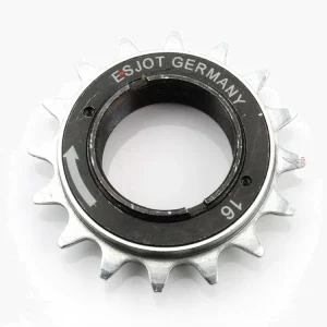 Nieuw Freilaufritzel Esjot Staal 16 Tanden M34x1 voor Piaggio Ciao, SI, Bravo, Zündapp Automatic Type 442, 444, Kreidler MF, MP 2