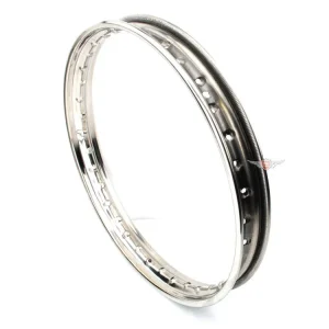 Gereduceerde Prijs Velg RVS 1,5 x 17 Velg 36 Draad 6,5mm Nippelbohrung voor Kreidler Florett K 54/32 DB, Eiertank, RS, LF, LH, RM, TM, GT RMC, Zündapp KS 50, GTS C 50 Sport, Sport Combinette, Hercules MK