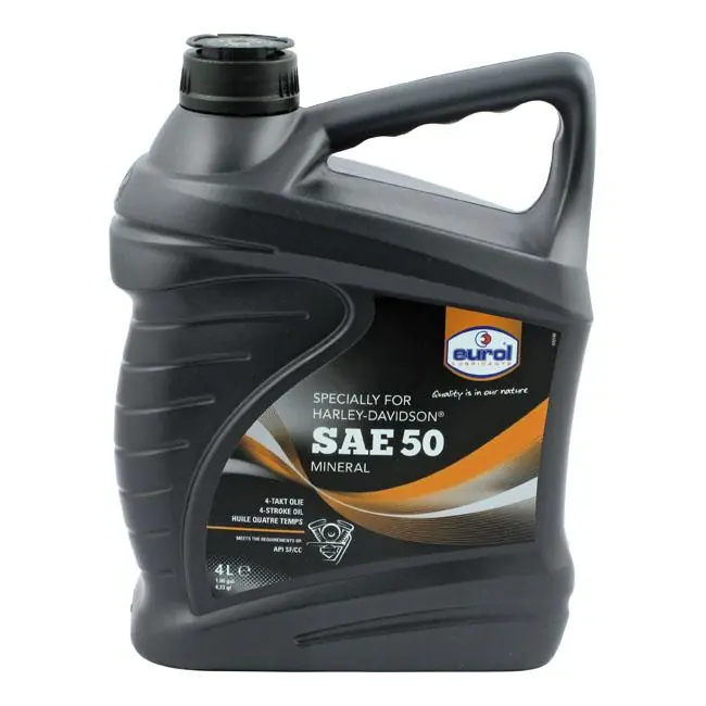 Lage Kosten Eurol Motorolie Mineraal Harley SAE 50 4L