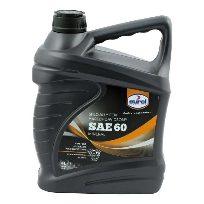 Nu Kopen Eurol Motorolie Mineraal Harley SAE 60 4L