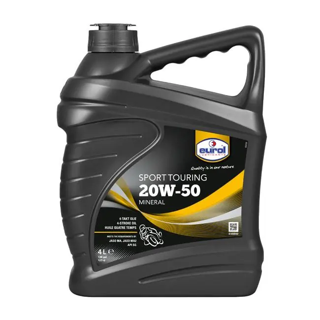 Eurol Motorolie Mineraal 20W-50 4L Bestel Nu