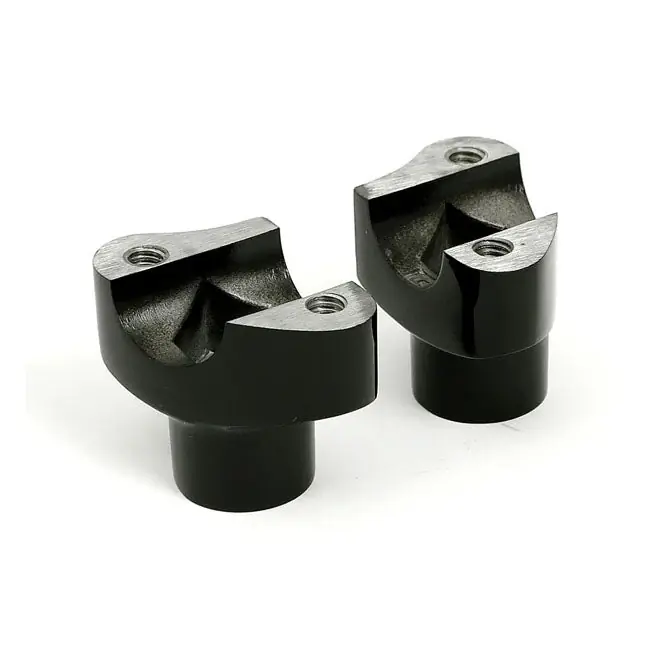 Merkproduct OEM-stijl doorgaande bout stuurverhogers zonder topklem Black / 1.75" (4.4cm)