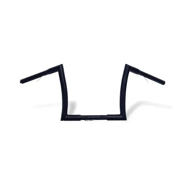 Highway Hawk 1-1/4" Stoute aap Ape Hanger 26cm Stijging Black Populair