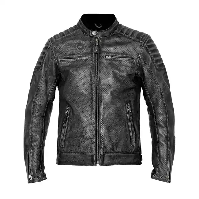 Lage Kosten John Doe Storm Leren Motorjack Black / M