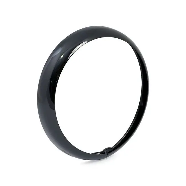 7" koplamp sierring FL, FLH Hydra Glide 49-59 Gloss Black Betaalbaar